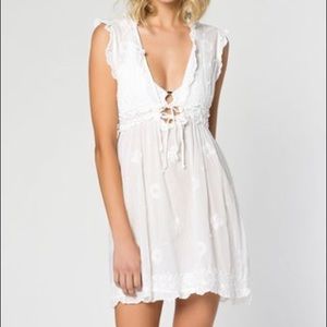 Letarte popcorn sleeveless cover up